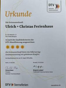 Ulrich & Christa´s Ferienhaus