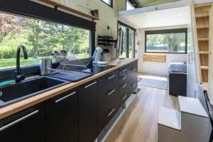 Mini maison Tiny house 6 per 3800m2 jardin Jacuzzi - 莱西吉内