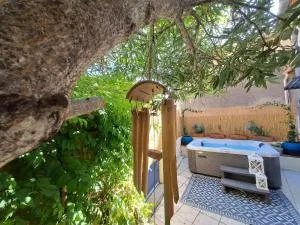 Le Cottage de Sainte Valière (Jacuzzi et terrasse ) - 比兹米内瓦