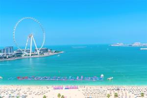 Stunning Beach front Apt Dubai Eye View JBR Dubai