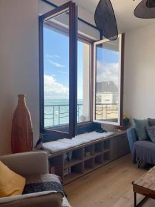 Appartements Appartement 3p 70m2, vue mer, plage et port de Lomener : photos des chambres