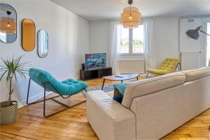 Appartements Spacieux Havre Chic a Angouleme : photos des chambres