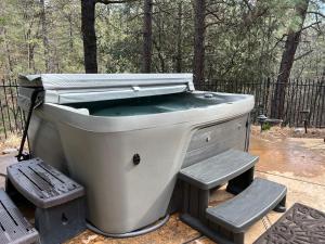 Shasta Lake Luxury Log Cabin: Hot tub & Pool