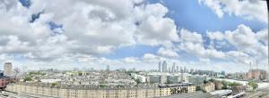 Central London skyline view highest floor service apartment