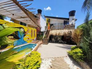 Ocean front house at charming Ciénaga!