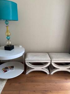 Apartamento encantador a 800m da Praça do Capivari