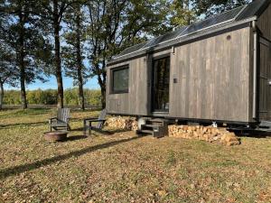 Chalets L'Envolee Ecolodge, tiny house au coeur des vignes : photos des chambres