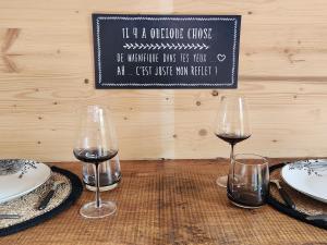 le cocon damour " Roulotte avec bain nordique privée"