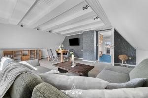 Ferienwohnung Hausboot an der Lagune Oberdeck Büsum