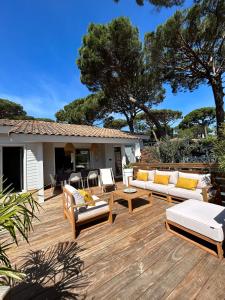 Charmante maison californienne - jacuzzi - piscine dans le domaine - Golfe de St Tropez - 6-8 personnes