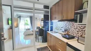 CityCondo, 2nd Fl, 30 sqm, near CPU, balcony and parkview, Netflix, free parking - Pavia