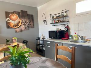 Appartements L'Arbre de Vy - T2 42m2 independant, 5 pers, garage, proche Gare : photos des chambres