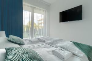 Nadmorski Apartament z dostępem do basenu, sauny, jacuzzi i ogródkiem przy plaży 114 Rezydencja Niechorze