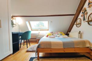 Appartements Art & Curiosity Cabinet Style Appartement with Paris view, Villa des Ammonites : photos des chambres