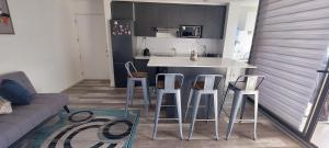 Departamento full equipado con vista al mar