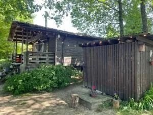A private, cozy cottage on the shore of the lake, beautiful view - Ubiškės