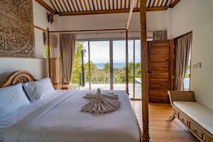 2br Modern Balinese pool & sea view villa #5