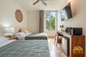 NHOA 309C Lux 1BR Condo Pool View in Aldea Zama