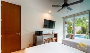 NHOA 107C Lux 1BR Condo Pool access in Aldea Zama