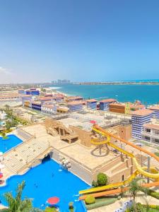 شاليه في بورتو مارينا الساحل الشمالي العلمين شاليه دور 9