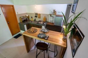 Jungle view studio with terrace