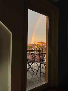 Romantic attic room with panoramic view