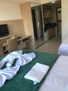 Flat Mar C Branco - beira-mar