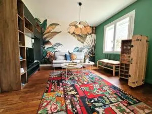 Bonheur dans le Finistère cosy jardin 2-8 pers - 内维兹