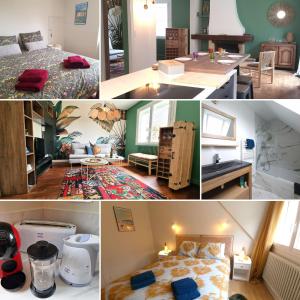 Maisons de vacances Bonheur dans le Finistere cosy jardin 2-8 pers : photos des chambres
