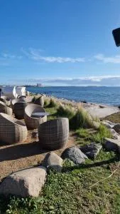 Wohnwagen auf dem Wulfenerhals ca 150m bis zum Meer - Wulfen auf Fehmarn