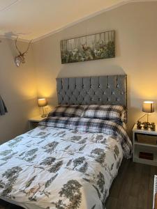 Lovely new caravan by Loch Long