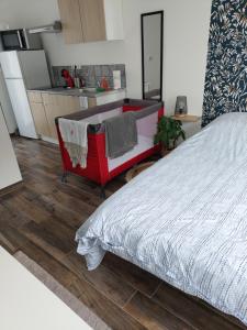 Maisons de vacances Studio a la campagne, 5 minutes de l-autoroute : photos des chambres