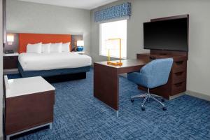 King Studio Suite room in Hampton Inn & Suites Cedar Park North Austin Tx