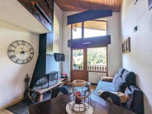 Duplex cosy 6 pers avec 2 balcons & parking à La Clusaz - FR-1-459-214