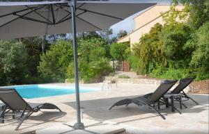 Maisons de vacances Villa Les Agrions avec piscine : photos des chambres