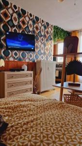 Studio 2 pers aux inspirations 60s