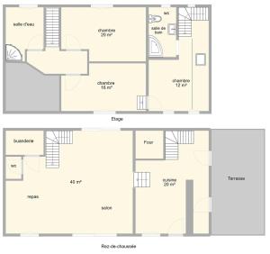 Maisons de vacances Le four a pain d'ermance : photos des chambres