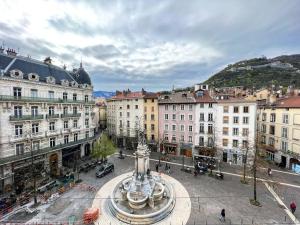 Hyper-centre de Grenoble, ambiance tropicale, wifi fibre