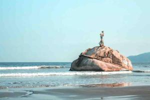 Flat á Beira-mar no Itararé em SV.