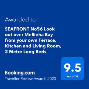 BEACHFRONT with Seaviews Apartment No56 Award Winner Unbeatable Location for Closeness to the Sea Ideal for Guests looking for Winter Spring and Autumn Breaks in Sunny Malta Also Ideal for Coastal Hikers