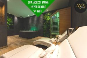 Le SPA & L Alcôve - Jacuzzi - Sauna - Appart Hôtel SPA - Melina & Alfred