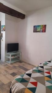 Appartements PROMO 7-13 mai Toulouse 15 min Studio RDC lit 140 cm cuisine equipee propre : photos des chambres