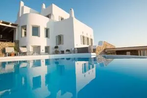 Luxury Private Mykonos Villa 6 Bedrooms Villa Hermosa Panoramic Sunset Sea Views and Private Pool Kounoupas - Plintri