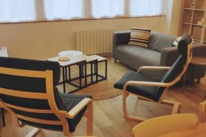 Cœur de ville, spacieux appartement rez de jardin