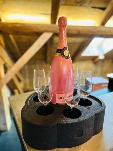 Maisons de vacances Stone Lake Luxury Lodge : photos des chambres