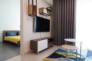 Deluxe apartment with balcony, pool, fitness and yoga - Phước Lý