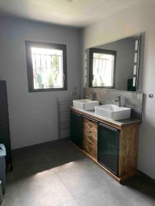 Appartements Logements chaleureux dans Maison avec piscine a 35 min de LYON : Appartement Supérieur