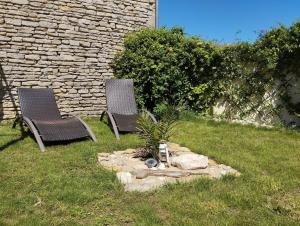 Maisons de vacances Logis des hirondelles - gold beach - memorial a 500m- maison plein pied - jardin prive et parking : photos des chambres