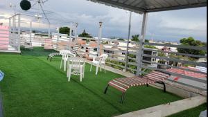 Santiago City Center Huge nice Apartment to stay rooftop to enjoy the city view