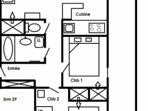 Appartement chaleureux 3 pièces, 6 pers., Méribel centre, au pied des pistes, WIFI, animaux admis - FR-1-411-777